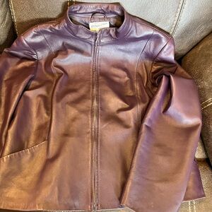 Pendleton Purple Leather Jacket